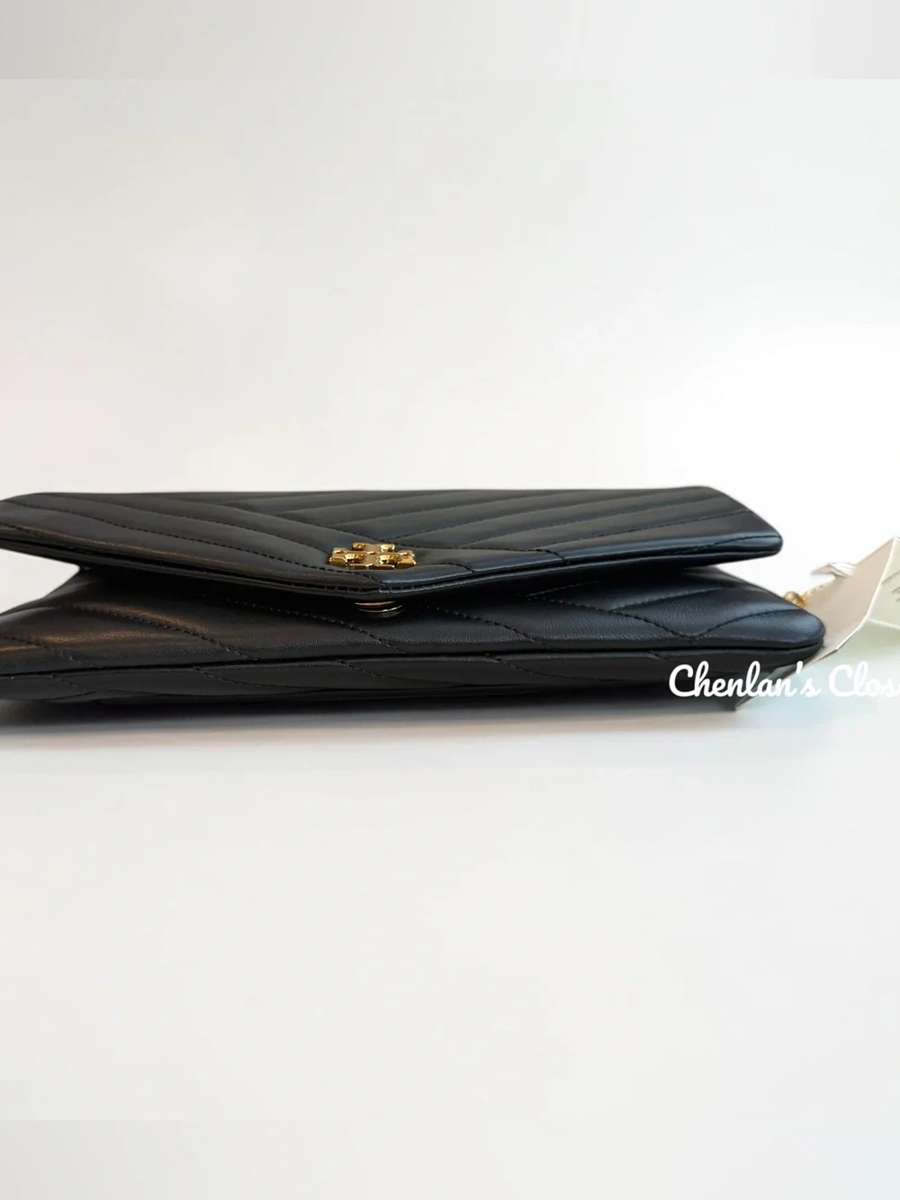 NWT Tory Burch Kira Chevron Clutch/ Shoulder Bag